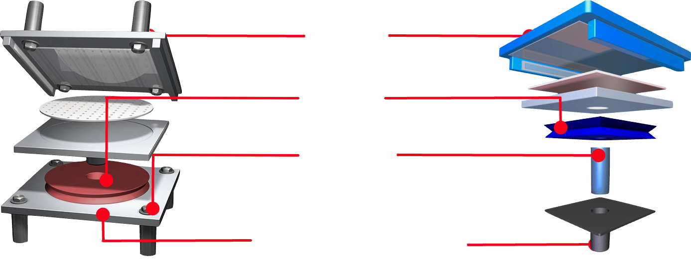 받침자재 비교