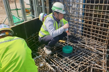 단일앵커 시공 검측